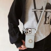 Hands-free phone case with strap