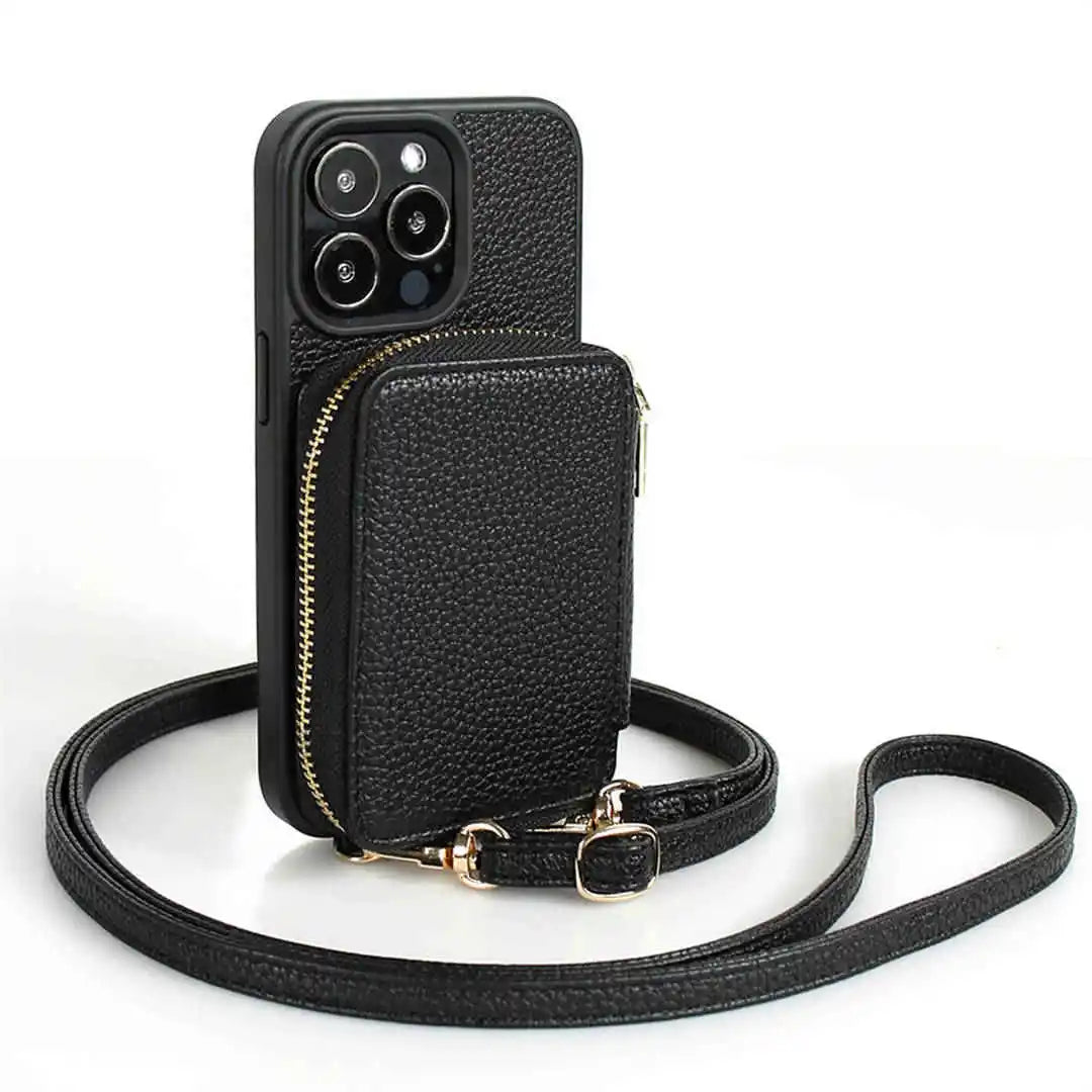 zipper wallet phone case