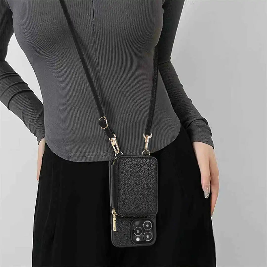 crossbody wallet phone case