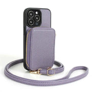 iphone 14 pro crossbody wallet case