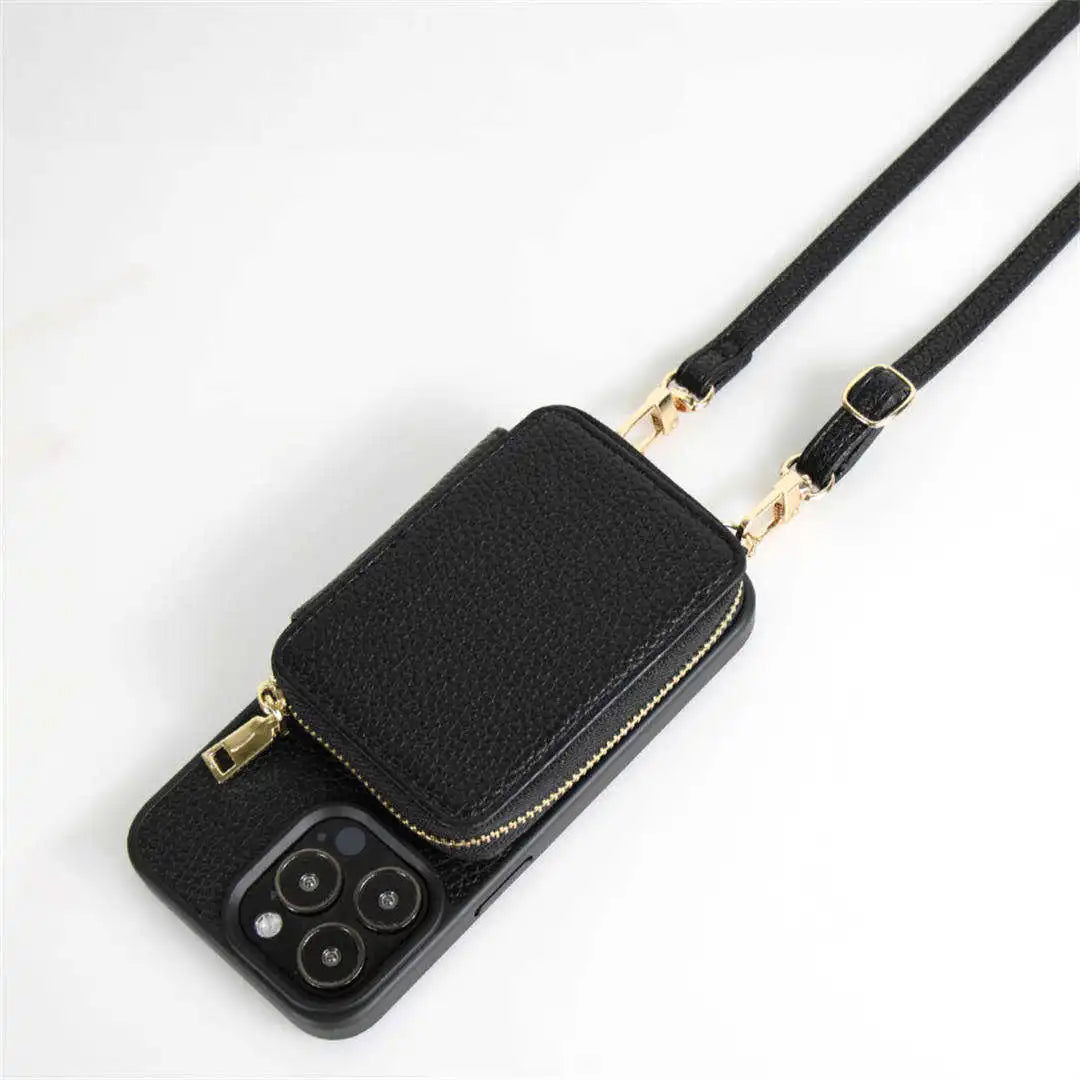 iphone 14 pro max crossbody wallet case