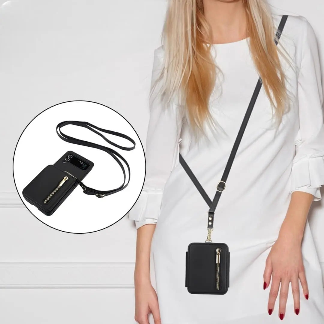 crossbody strap Z Flip case