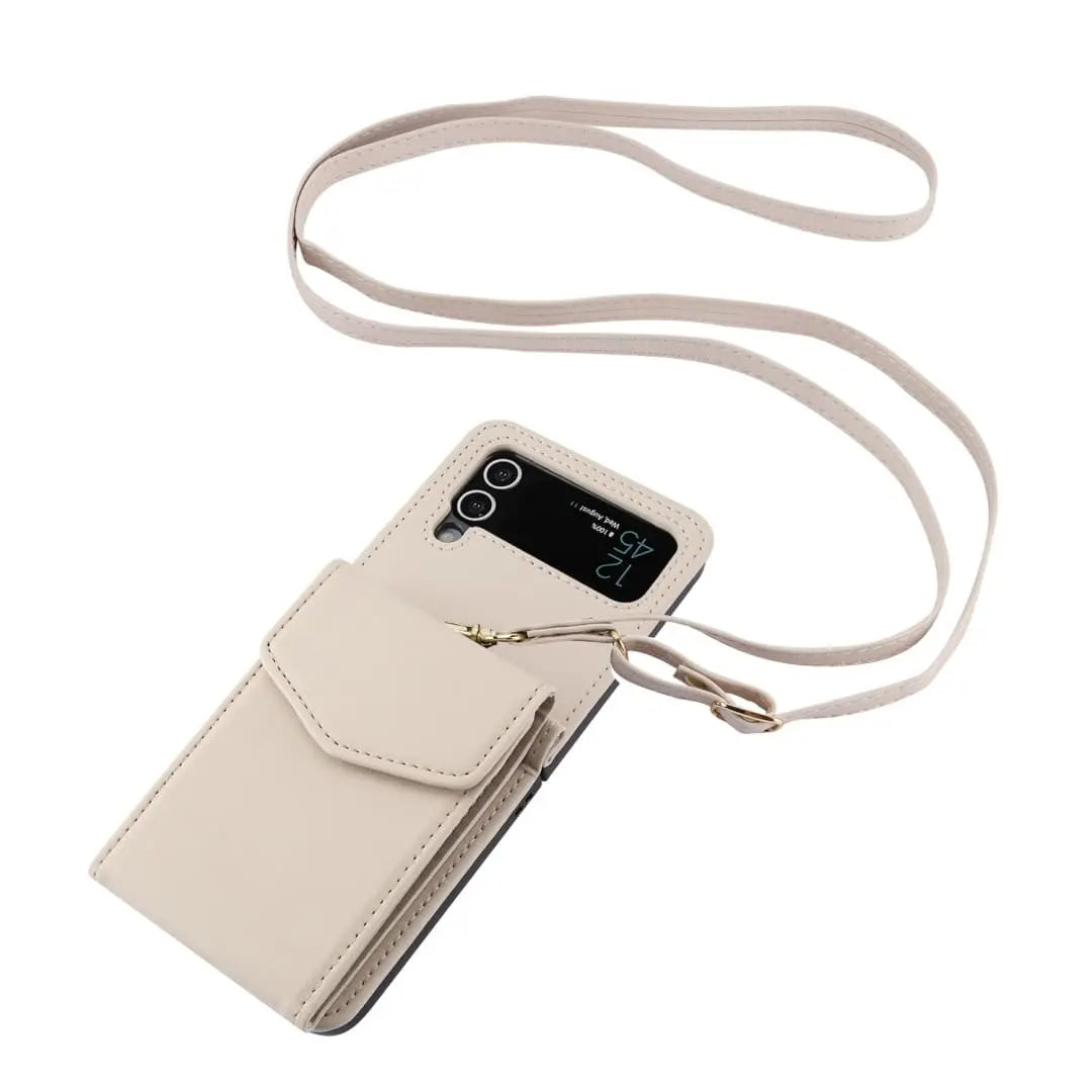 faux leather crossbody phone case