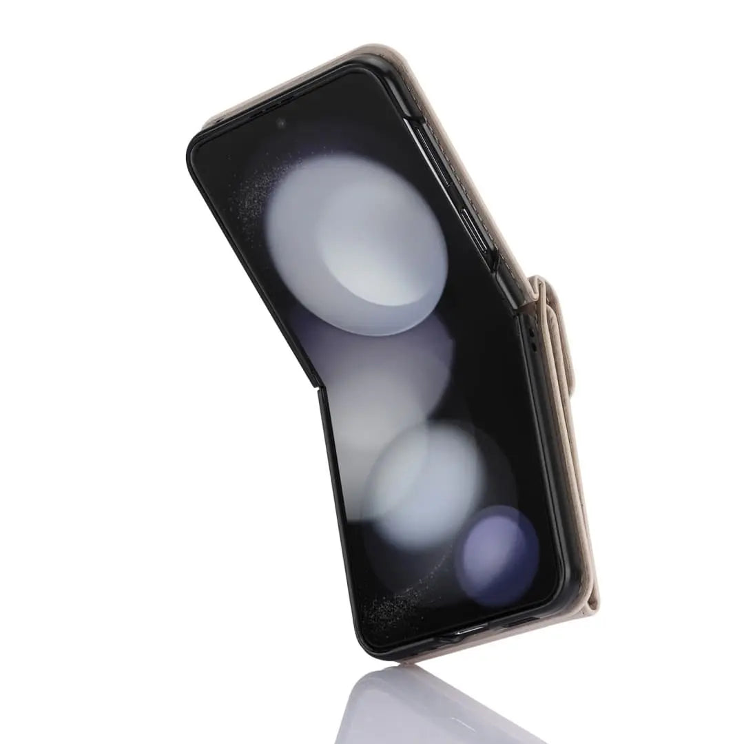 foldable z flip 5 wallet phone case