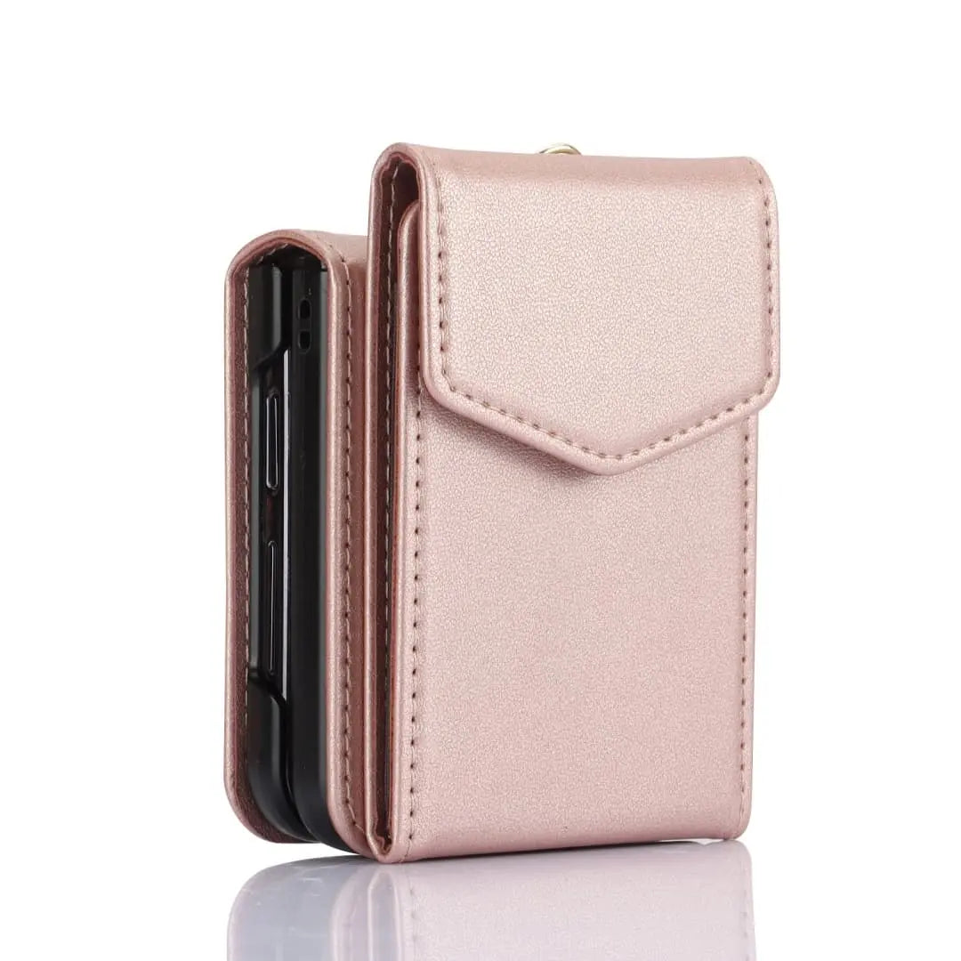 Samsung Z Flip 5 leather wallet case