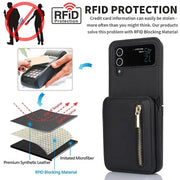 RFID blocking phone wallet