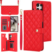 Quilted phone wallet