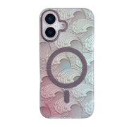 abstract wave iPhone case