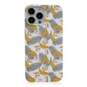 abstract tropical leaves iphone case