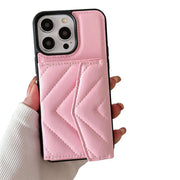 quilted wallet phone case