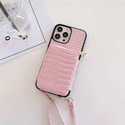 pink crossbody phone case