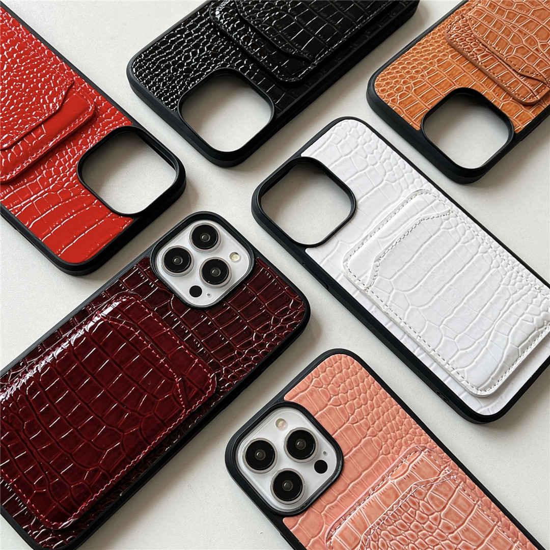alligator iphone cases with cardholder