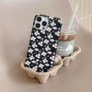 black floral iphone case