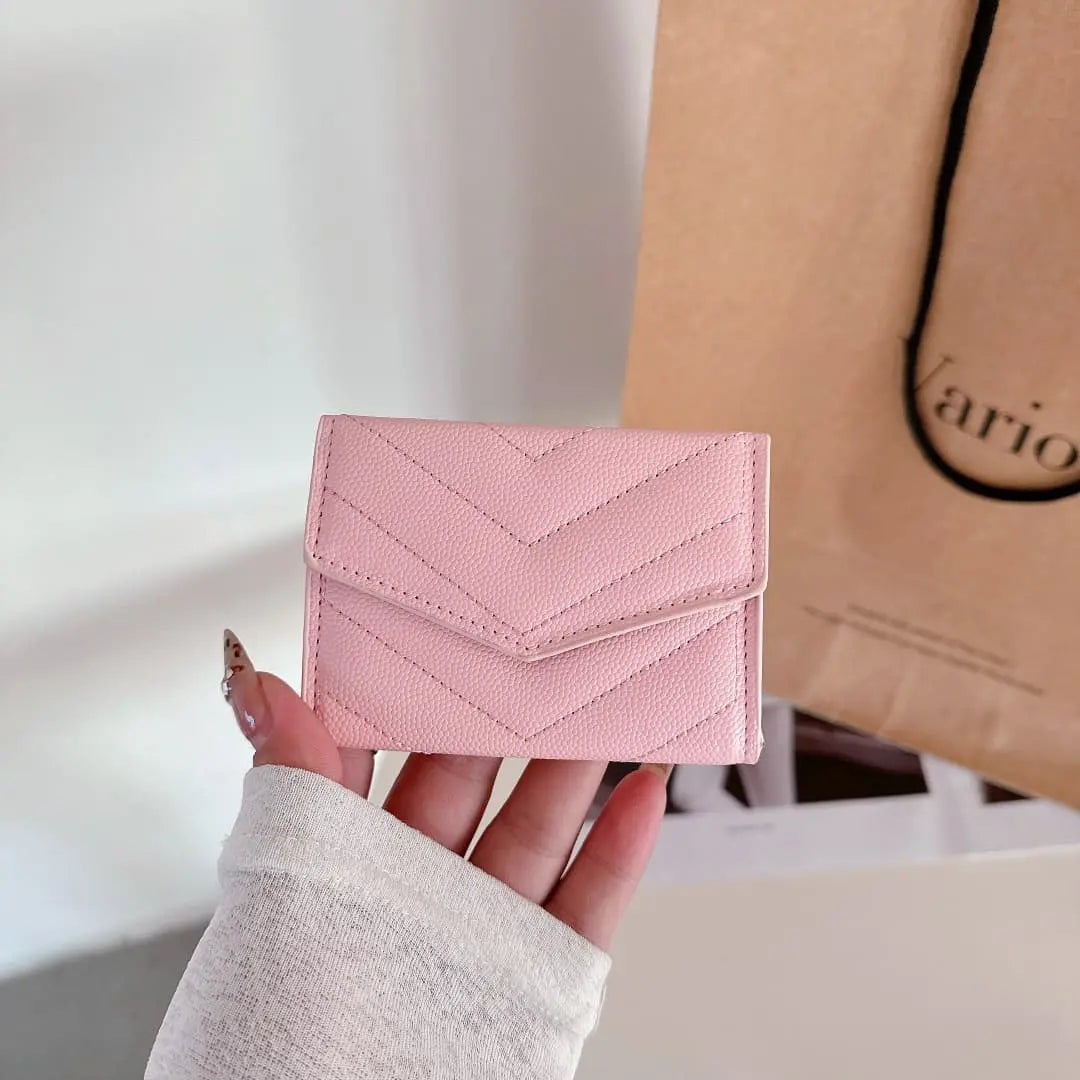 Pink card wallet