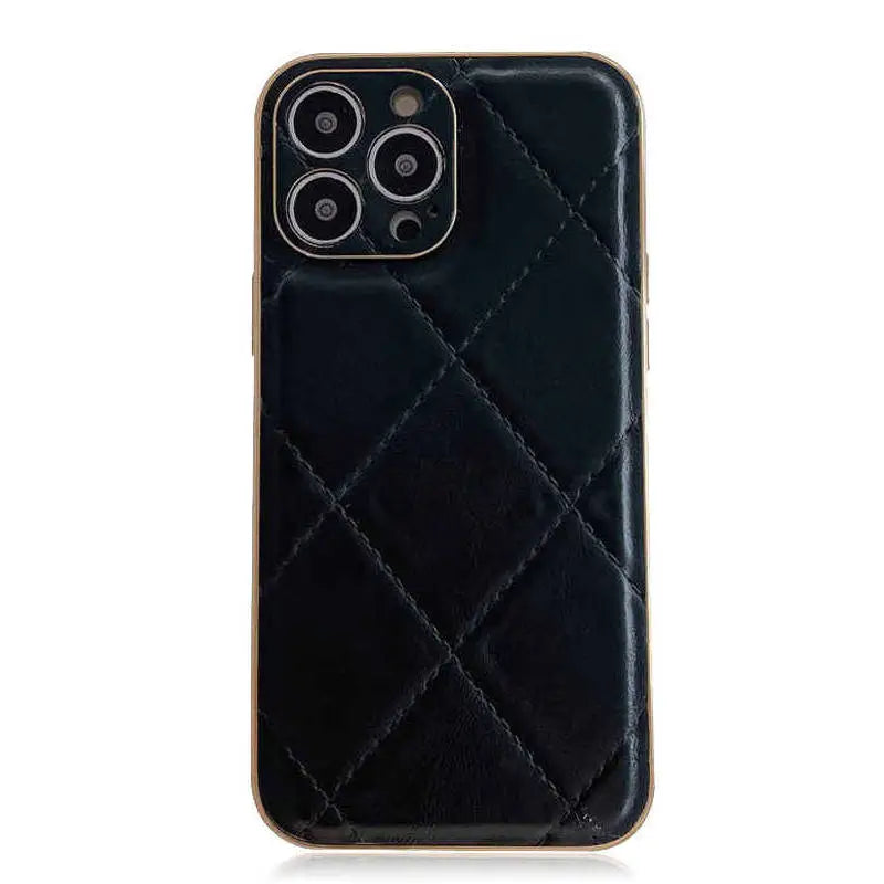 Quilted Leather iPhone Case