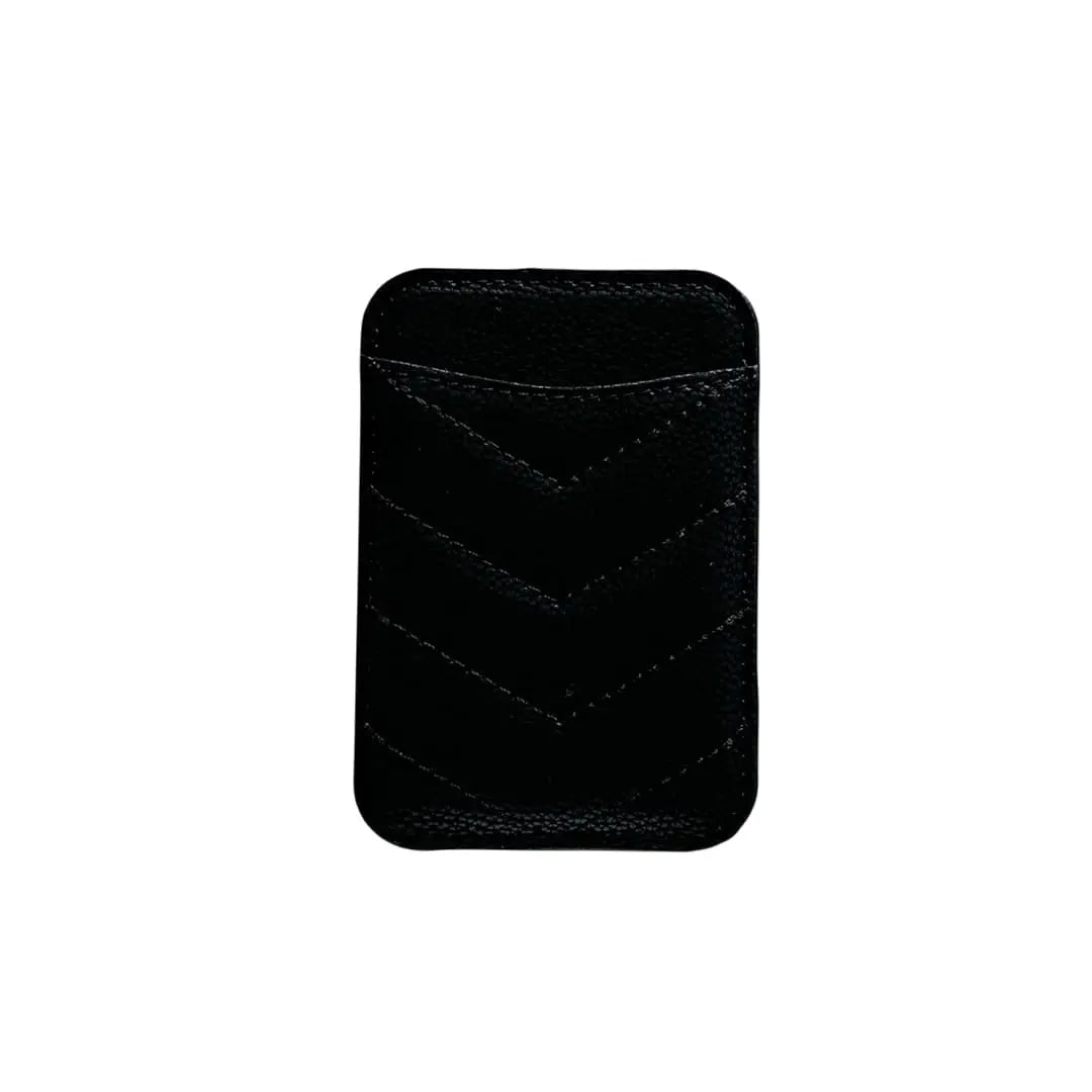 black iPhone magsafe wallet