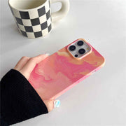 pink marble iphone 15 plus case