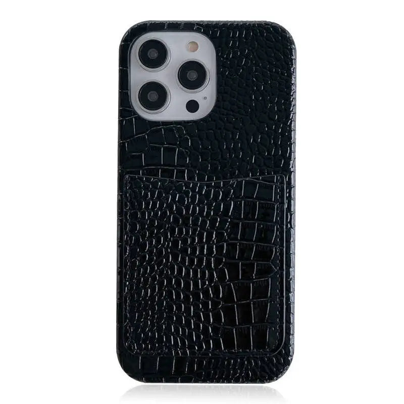 croc phone case with card holder