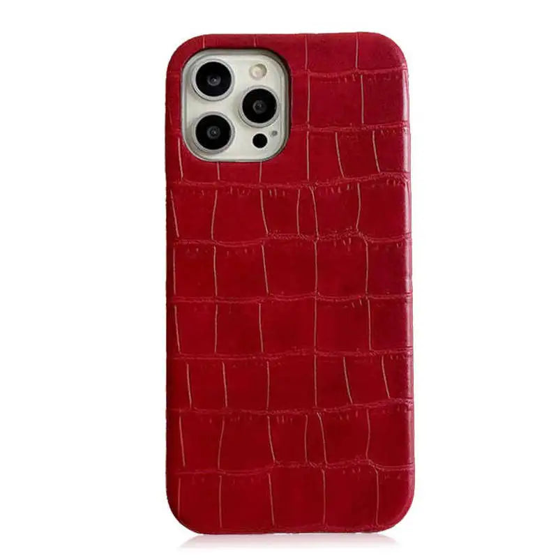 faux crocodile skin iphone case