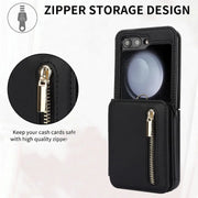 leather phone case with zipper pocket