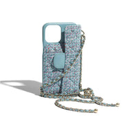 tweed iphone purse