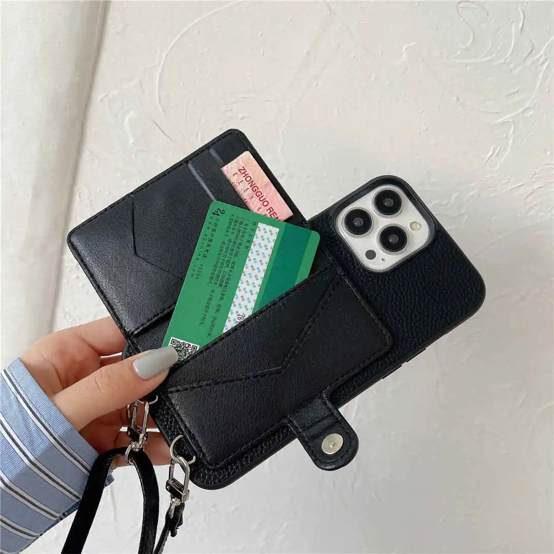 iphone case with back wallet