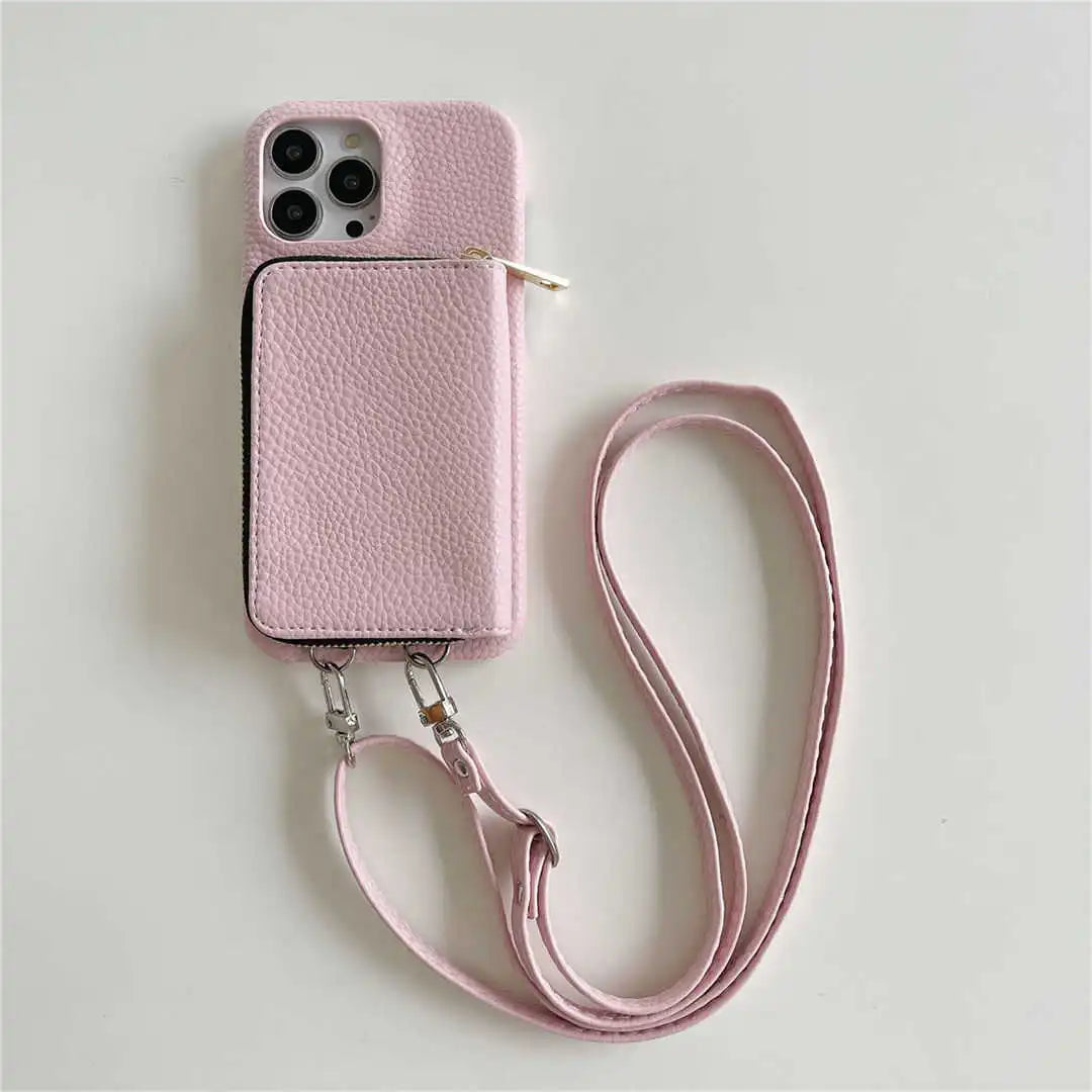 zipper wallet phone case