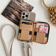 zipper wallet iPhone case