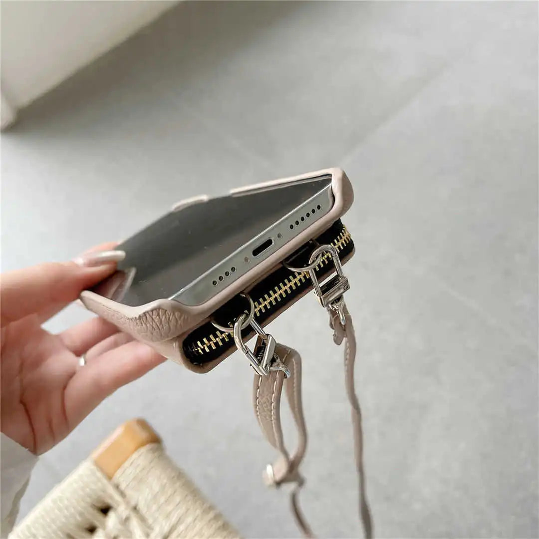 Durable leather phone cover