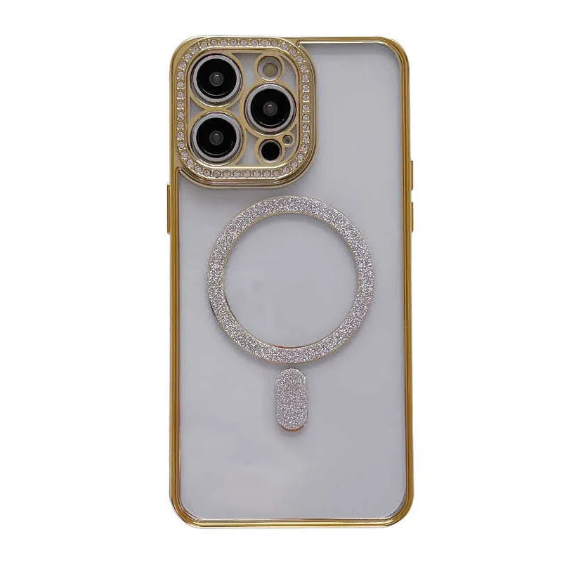 glitter magsafe iphone case
