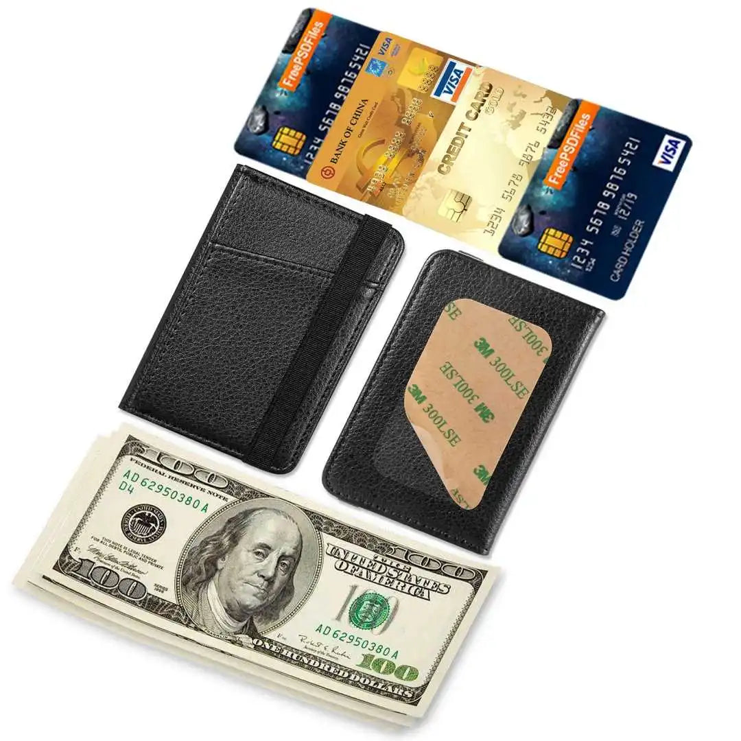 Elastic phone wallet