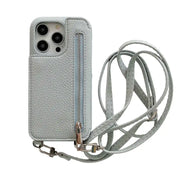 crossbody leather iphone case