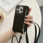 iPhone wallet case with strap