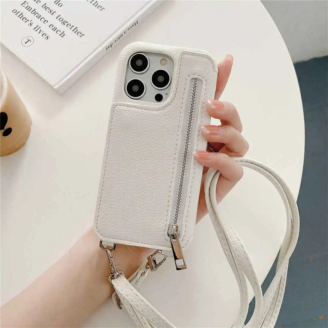 Stylish leather phone case