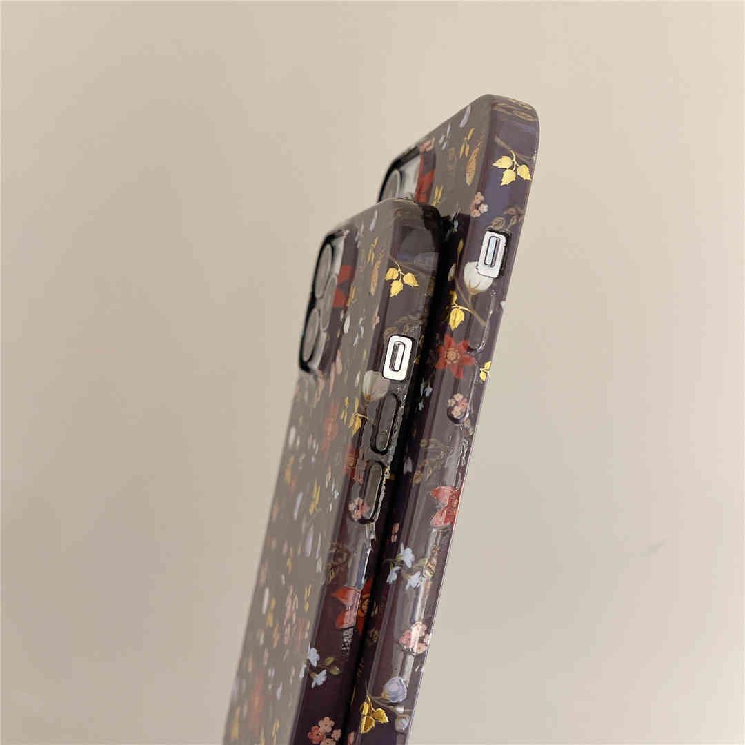 Blossom Floral iPhone Case - Glow in the Dark