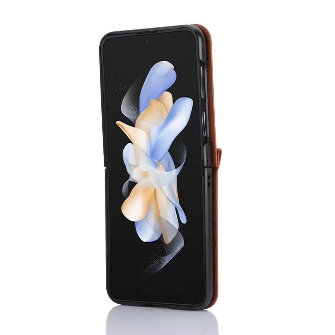 faux leather Z Flip 6 case