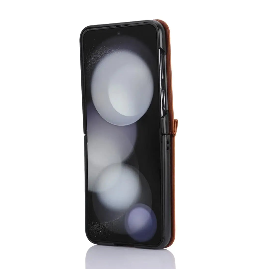 faux leather Z Flip 6 case