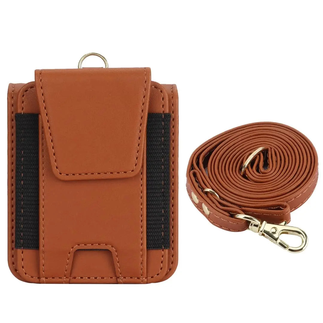 crossbody strap phone wallet