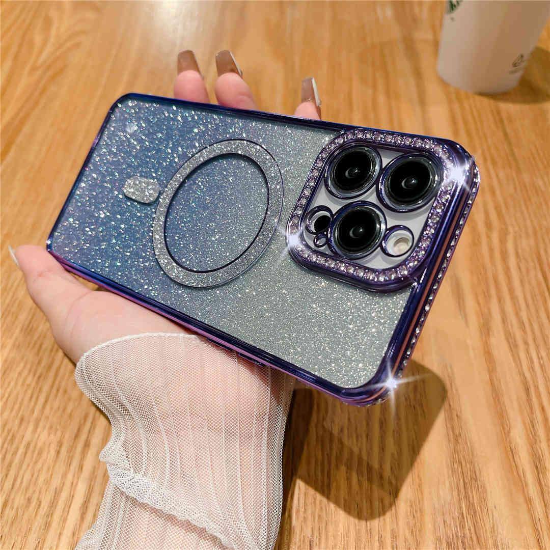 iphone 13 pro magsafe glitter case