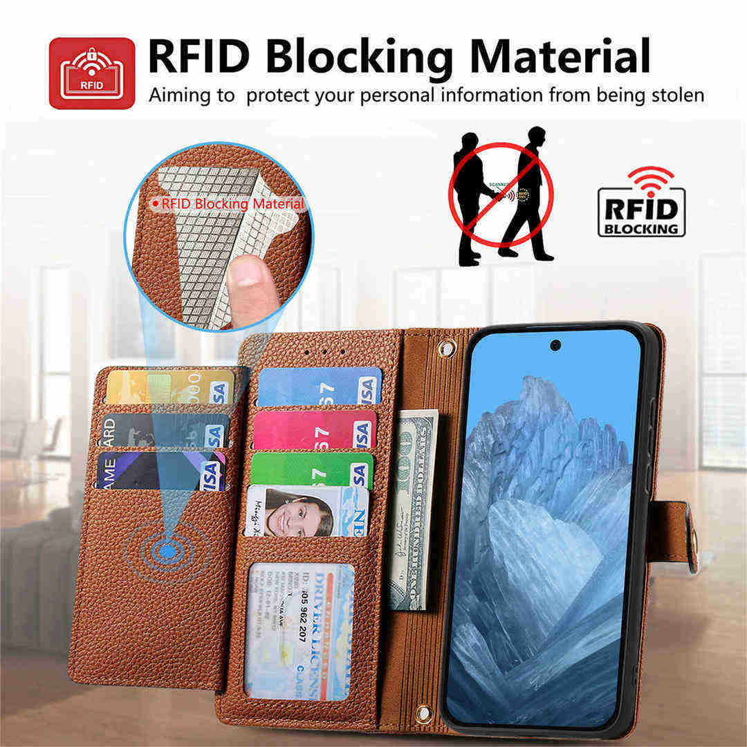 Secure phone wallet case