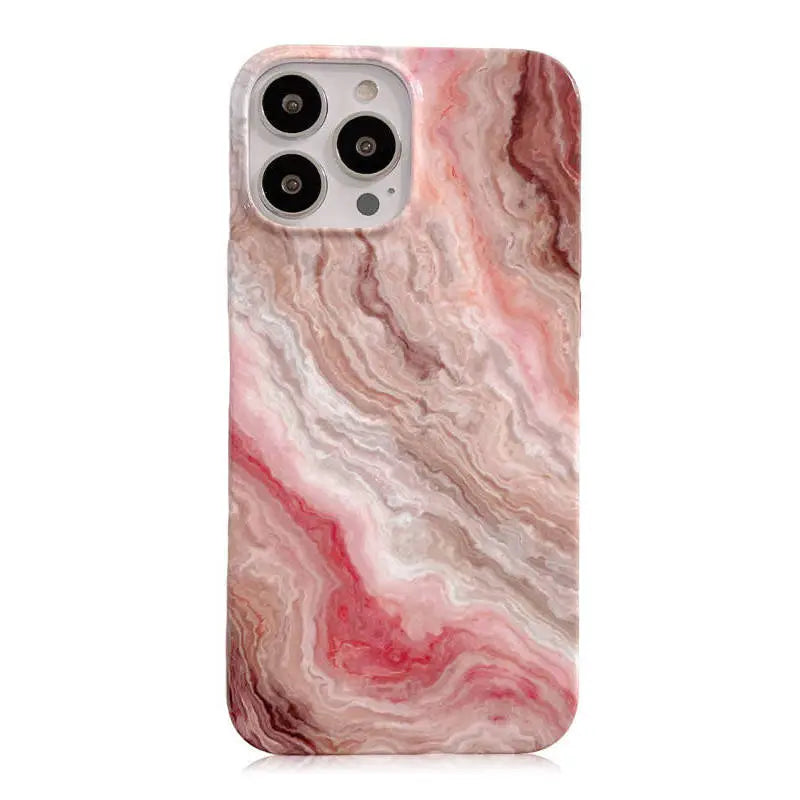 Red Marble iPhone Case - Glow in the Dark