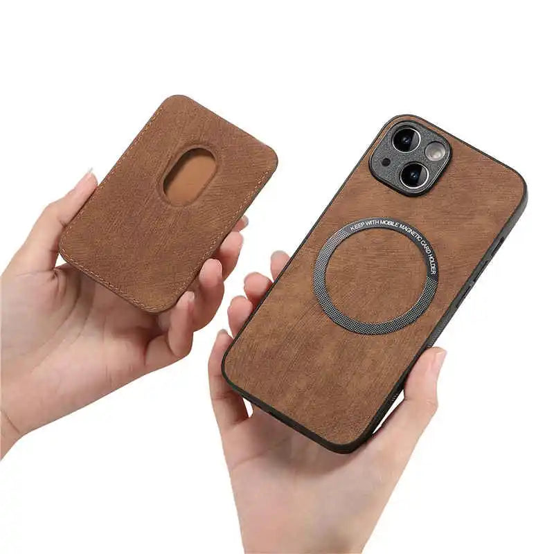 leather phone case with card holder