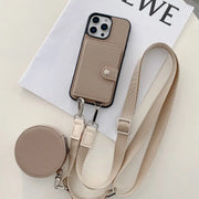 iPhone case with small pouch