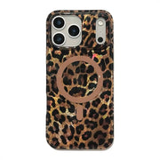 iPhone 17 pro max leopard phone case with MagSafe