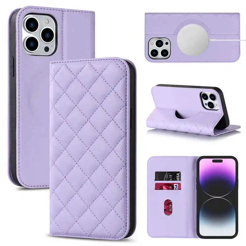 purple wallet iphone case