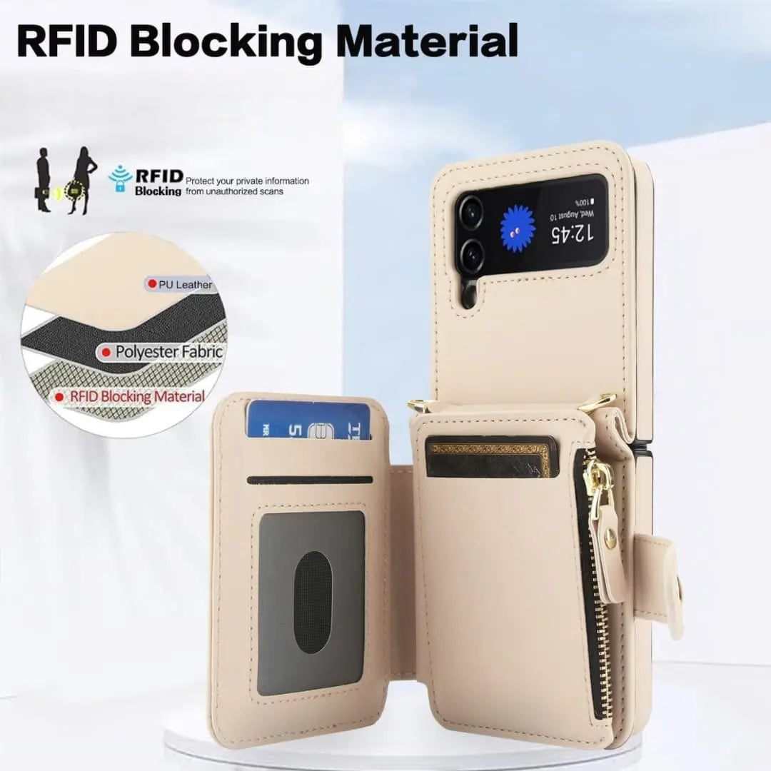 RFID Blocking galaxy z flip 4 case