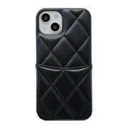 quilted iphone case with card holder