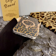 Leopard print iphone 16 plus case