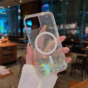 iphone 15 case glitter liquid