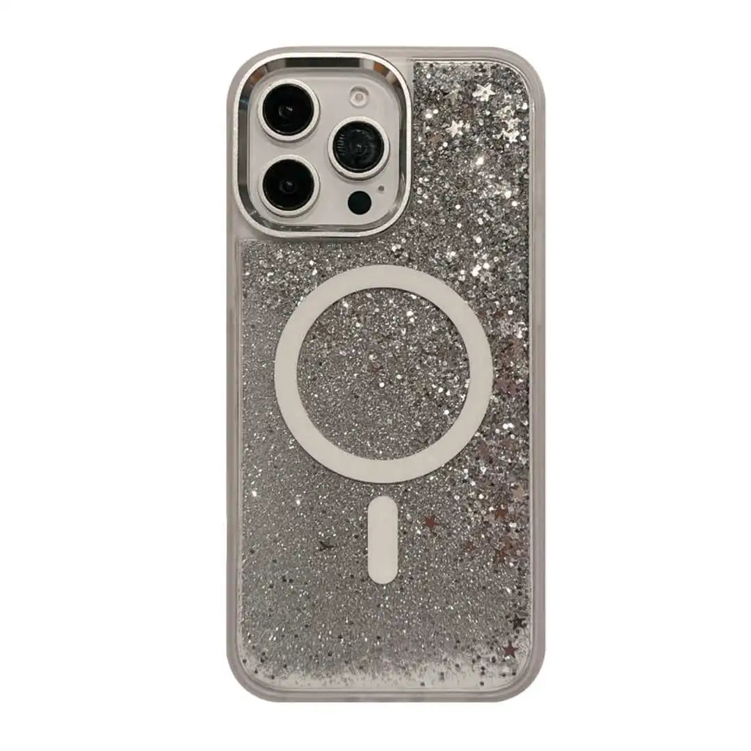 liquid glitter phone case